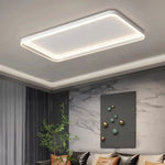 lampe led moderne rectangulaire blanc éclairage quotidien télécommande 40cm 50cm 90cm chambre salon