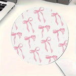 tapis souris rose arcs étoiles moderne antidérapant caoutchouc accessoire petit motif décoratif