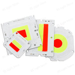 plaque led rgb 50w blanc rouge vert moderne perforations câbles connexion