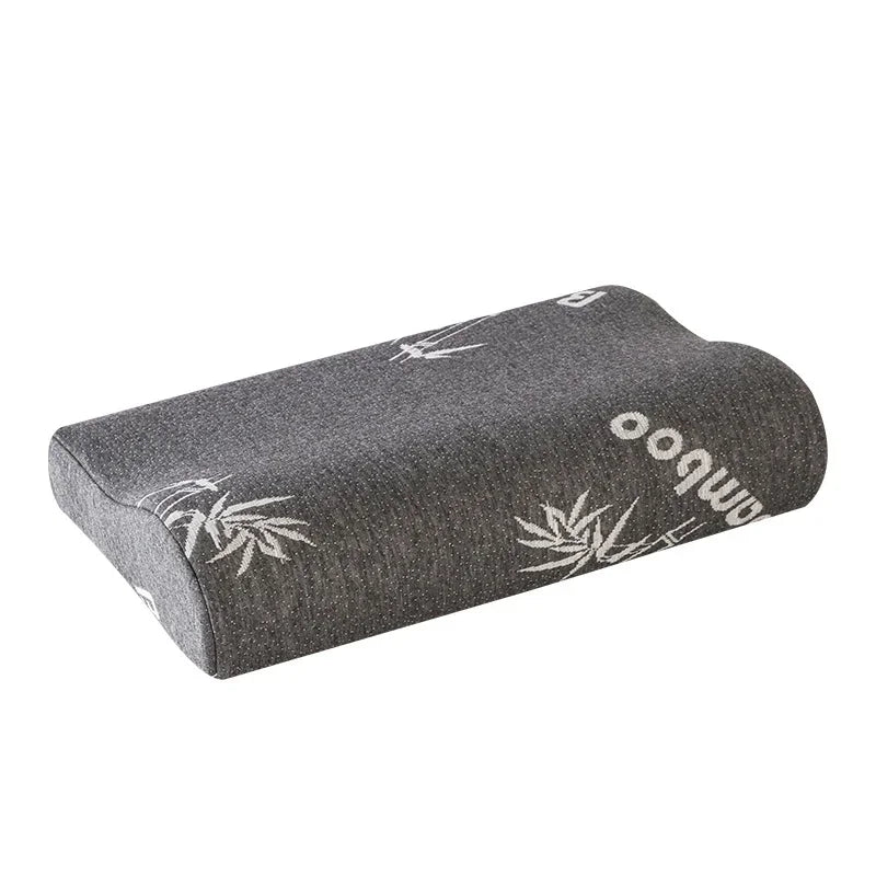 coussin imprimé bambou blanc moderne mémoire forme rectangulaire