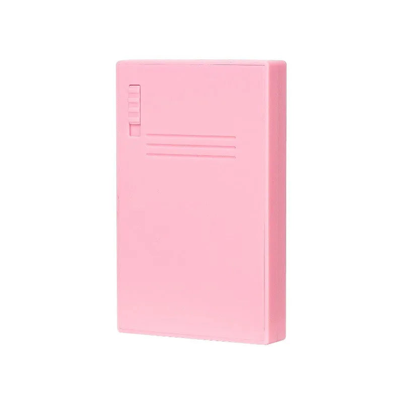 boîtes tabac modernes rose bleu vert blanc plastique opaques portables compartiments accessoires crémaillère