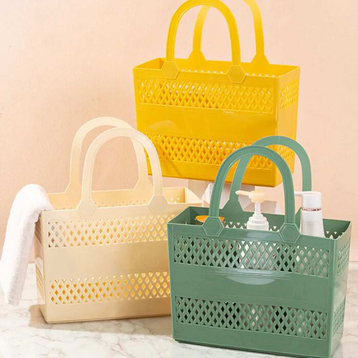 Design ajouré du panier de rangement