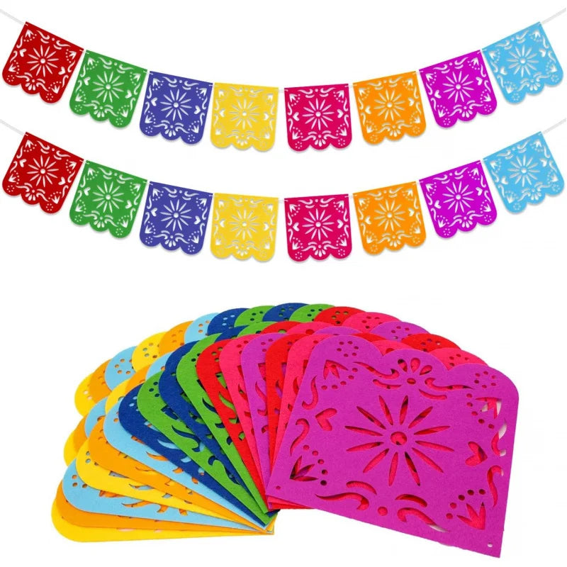 ruban festif halloween floral perforations couleur rouge vert bleu jaune orange violet traditionnel