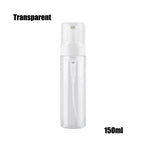 bouteilles mousse transparentes blanches pompe 30ml 50ml 60ml 100ml 150ml 200ml rechargeables cosmétiques