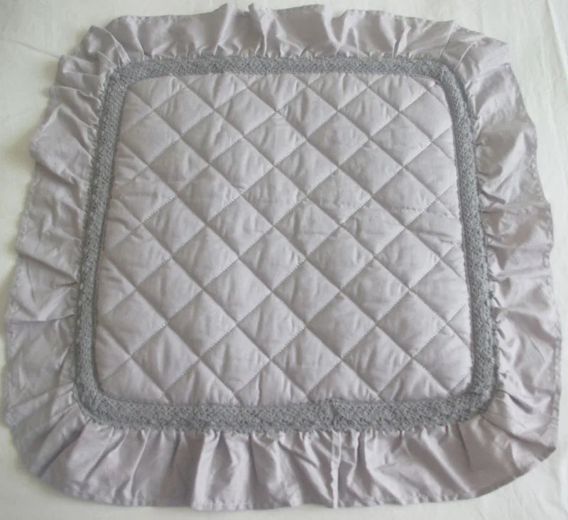 coussin carré blanc motif géométrique mousse pu coton lavable vintage adhésif