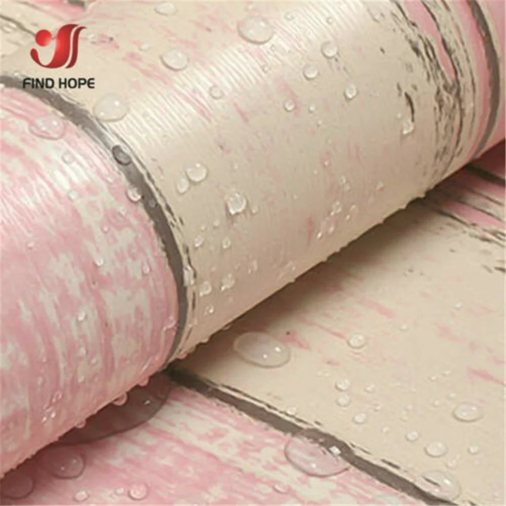 papier peint vinyle adhésif texture bois moderne imperméable rénovation mur salon chambre coucher