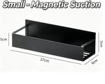 étagère murale aimantée noire réutilisable moderne petite taille grande ABS