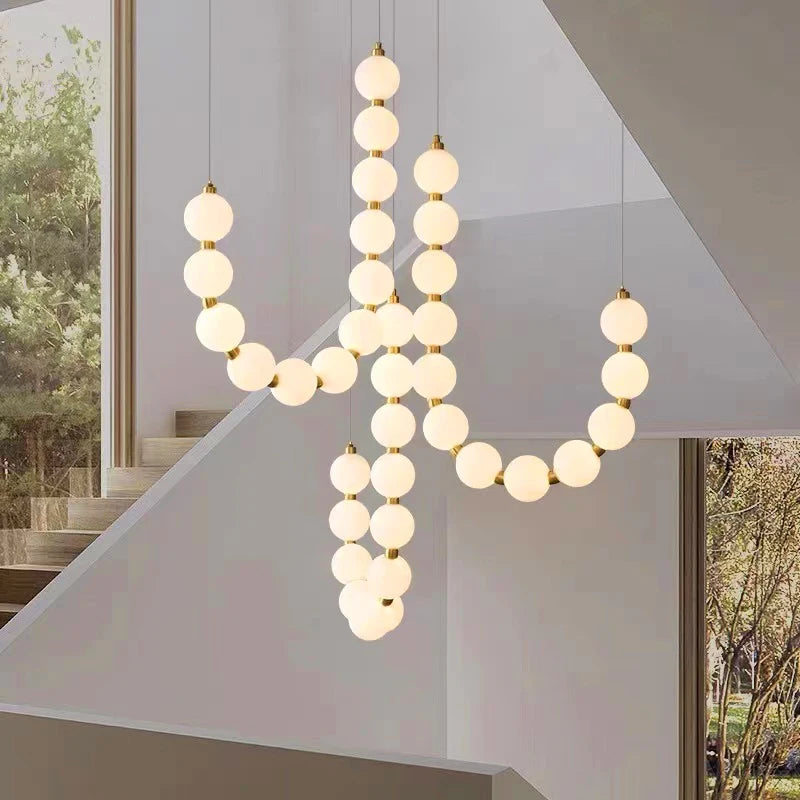 suspension lumineuse blanches moderne chaînes câbles électriques flux lumineux 249 2000v 90 260v