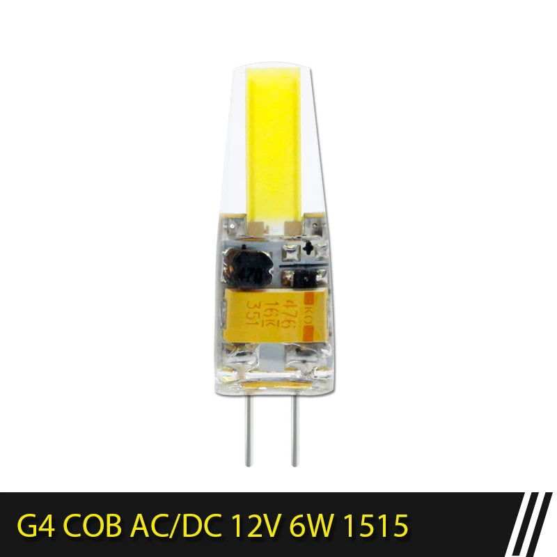 ampoules led g4 12v 6w 9w blanc chaud froid transparentes moderne