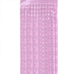 rideau décoratif moderne argent bleu or rose mosaïque carrés brillants opacité adhésif double face