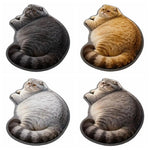 tapis chat motif gris beige orange noir absorbant rapide doux antidérapant polyester maison