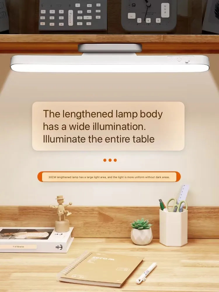 lampe led blanc moderne aimant rechargeable usb couleurs flux lumineux minimaliste