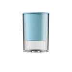 cache pot transparent moderne jaune blanc vert bleu violet adhésif intérieur maison grains colorés