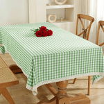 nappe carreaux rose clair blanc classique imperméable polyester extérieur mariage fête valentin 100x140cm