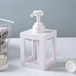 distributeur savon liquide orange blanc noir transparent moderne minimaliste 750ml 1000ml 500ml Pompe conteneur