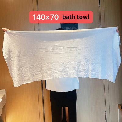 Serviette de bain jetable compressée noire 70x140cm Ombre Interieur