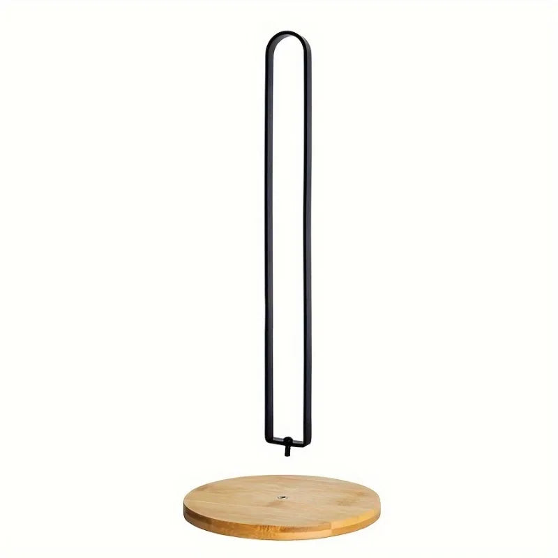 porte rouleau papier cuisine moderne minimaliste noir bois clair blanc vert beige floral