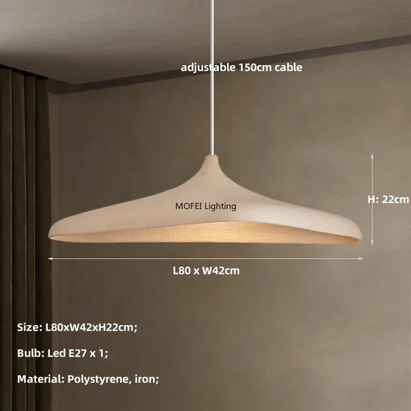 suspension lumineuse moderne câble ajustable lumière LED beige clair 4200K 3000K 6500K 100x53x27cm