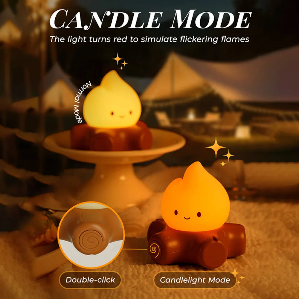 lampe led veilleuse diy orange blanche contemporaine adhésive nuit bruit blanc contrôle rond doux