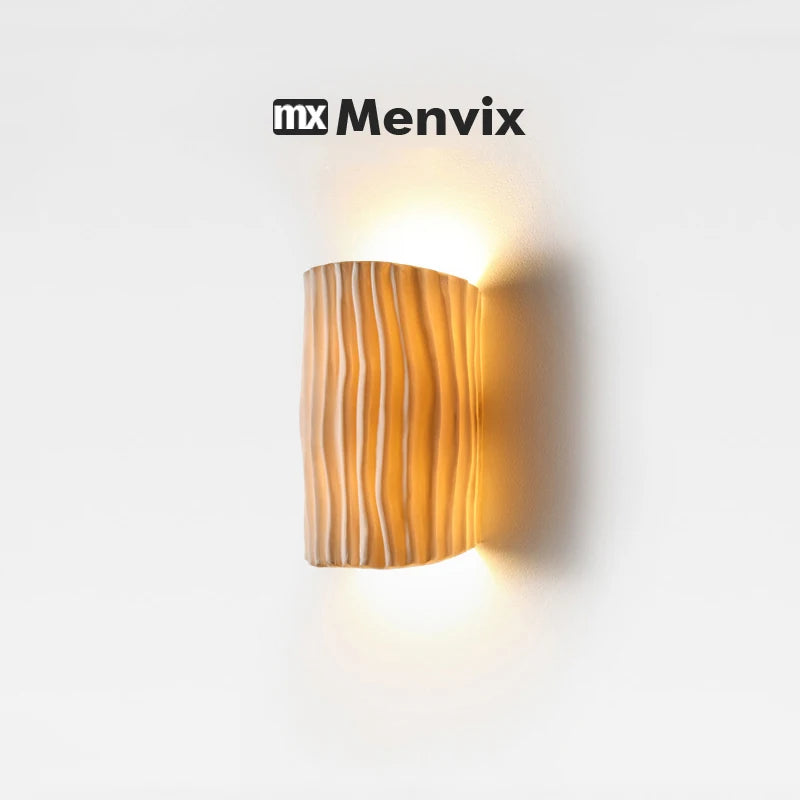 applique murale moderne led deux sources lumineuses jaune verte rouge minimaliste chambre cuisine salon