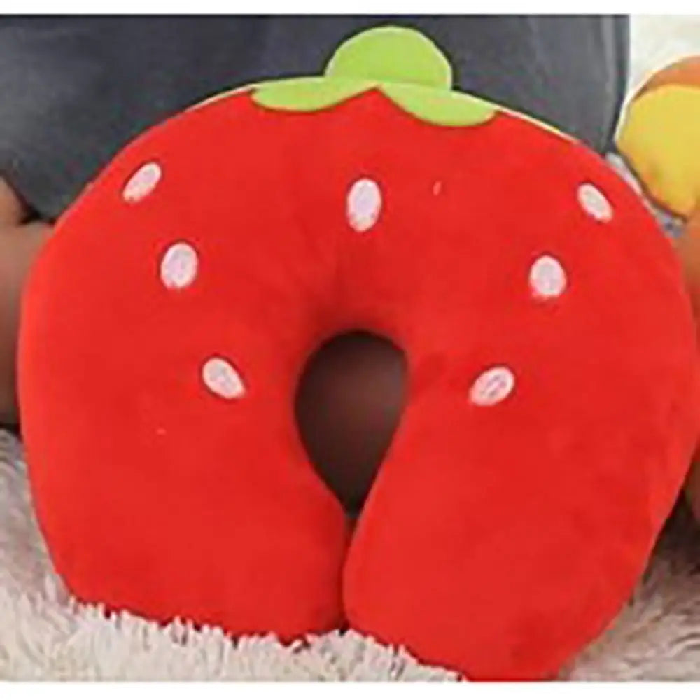 coussin voyage enfant rose jaune noir blanc marron vert orange panda ours porc cartoon