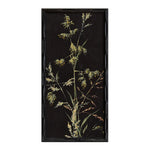 tableau fleurs classique cadre bois peinture huile toile rectangulaire opaqueintérieur décoration moderne