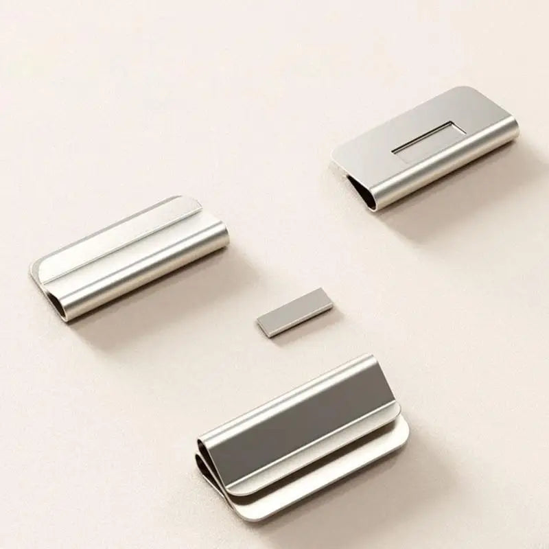 clips magnétiques rideaux argenté moderne minimalistes lisses aimants inclusion 10 pièces fixations