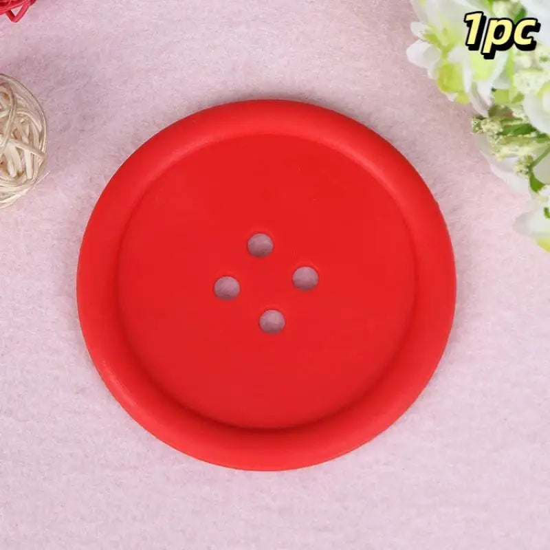 coasters adhésifs modernes couleur bleu rouge vert marron quatre trous opaques tasses thé