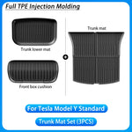 tapis sol voiture tesla model 2025 imperméable anti dérapant noir moderne