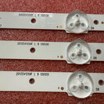 bande lumineuse led blanche ronde translucent moderne connecteurs blancs 18 pièces
