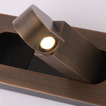 lampe murale led moderne minimaliste bronze gris clair éclairage chambre étude