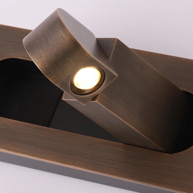 lampe murale led moderne minimaliste bronze gris clair éclairage chambre étude