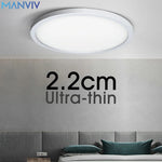plafonnier led moderne blanc ultra mince facile.surface blanc mat flux lumineux 2000 82000 24w