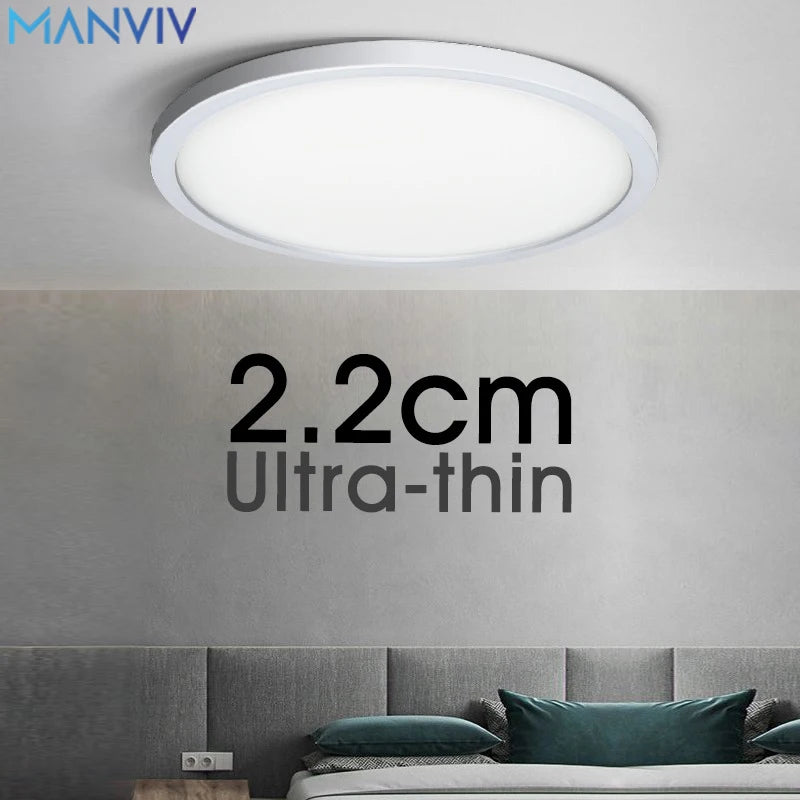 plafonnier led moderne blanc ultra mince facile.surface blanc mat flux lumineux 2000 82000 24w