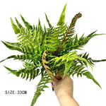 plantes artificielles fougère herbe perse accessoires muraux décoration moderne extérieur intérieur vert brun minimalistes