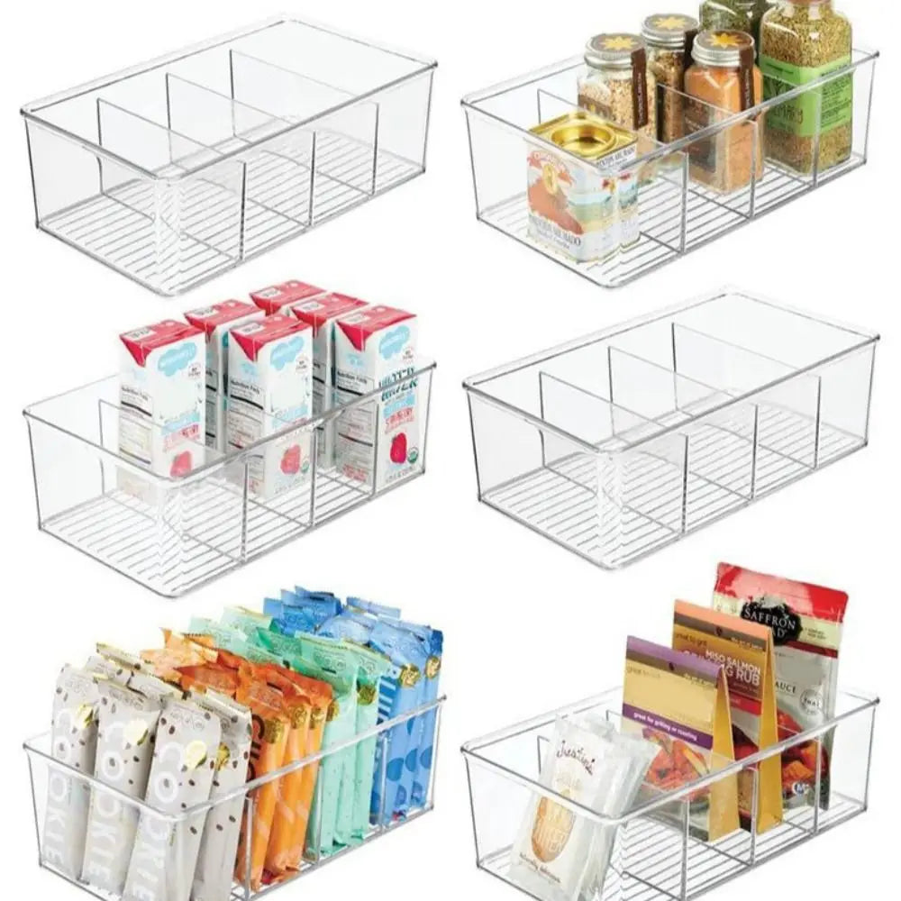 rangements cuisine transparent moderne sacs alimentaires boîtes stockage organisation réfrigérateur