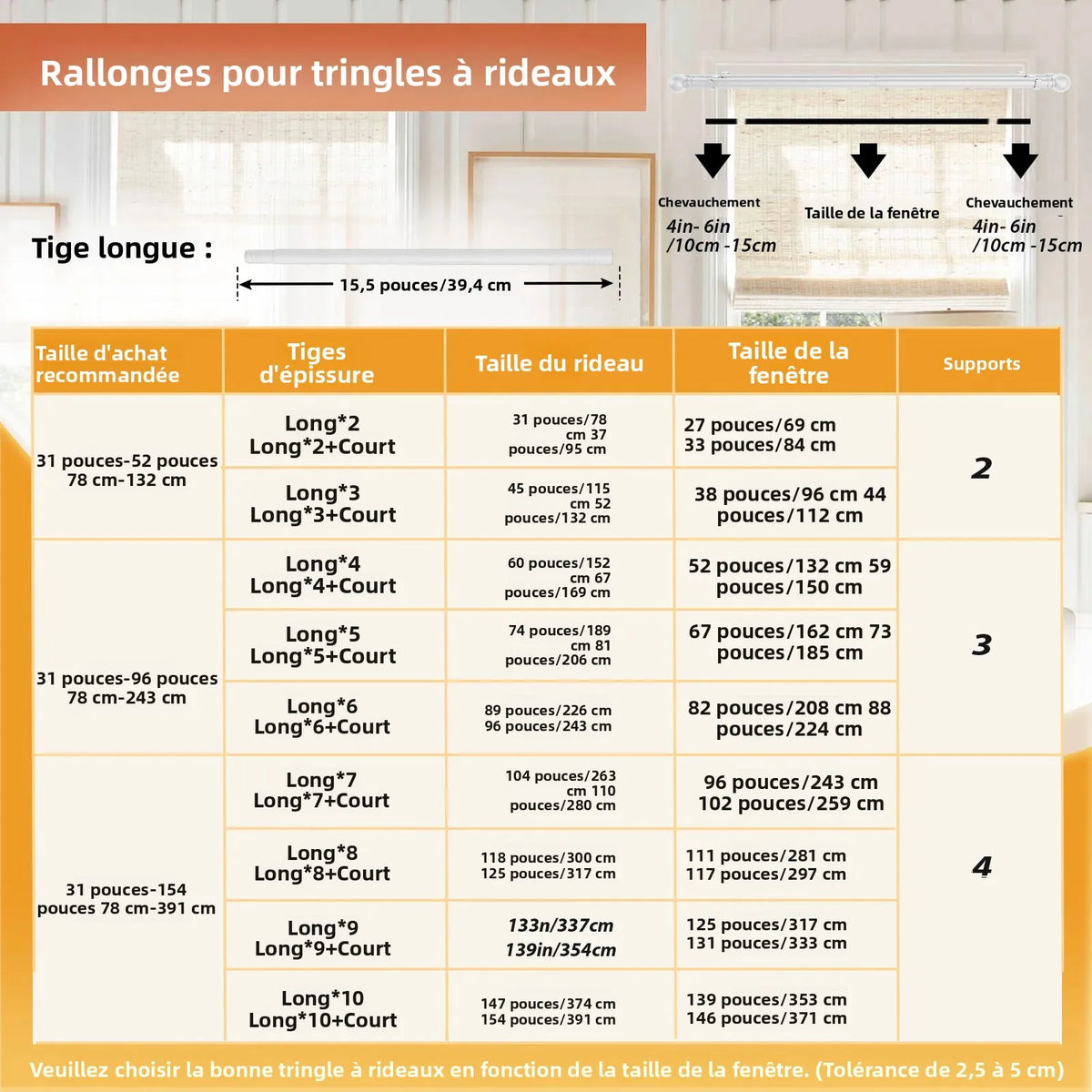 tiges d’épissure blancs moderne clips quincaillerie fer texture légèrement rugueuse rideaux fenêtres tringles rideaux