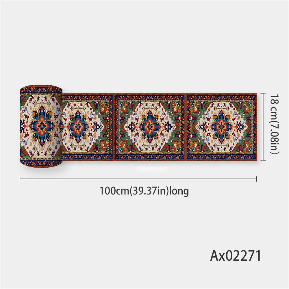 Décoration escalier tapis persan 13 pièces