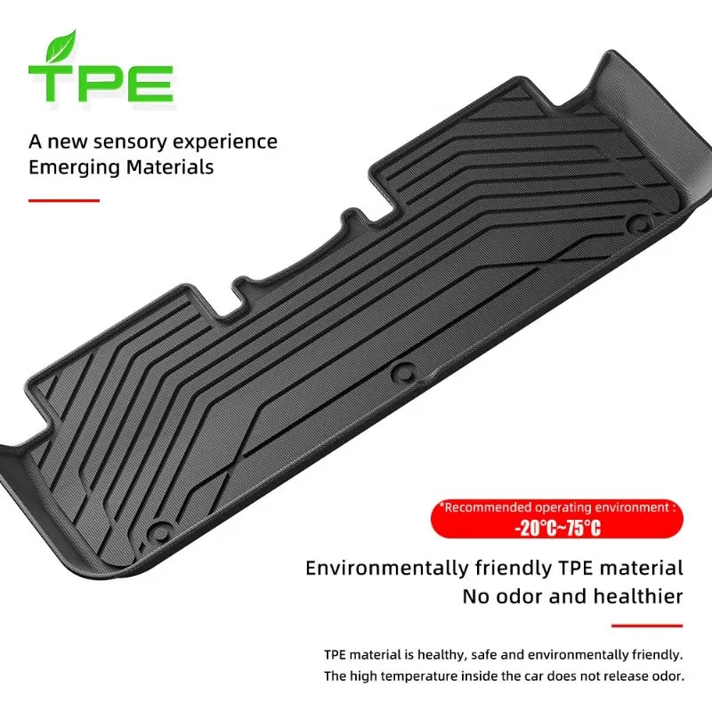 tapis sol voiture noir rayures diagonales moderne tpe imperméable tout terrain facile nettoyage