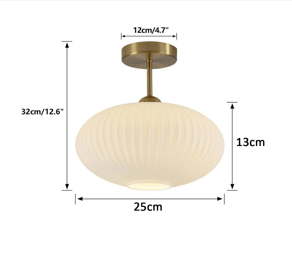 lampe suspendue moderne vert rayures opaques chambre salon led fixée éclairage