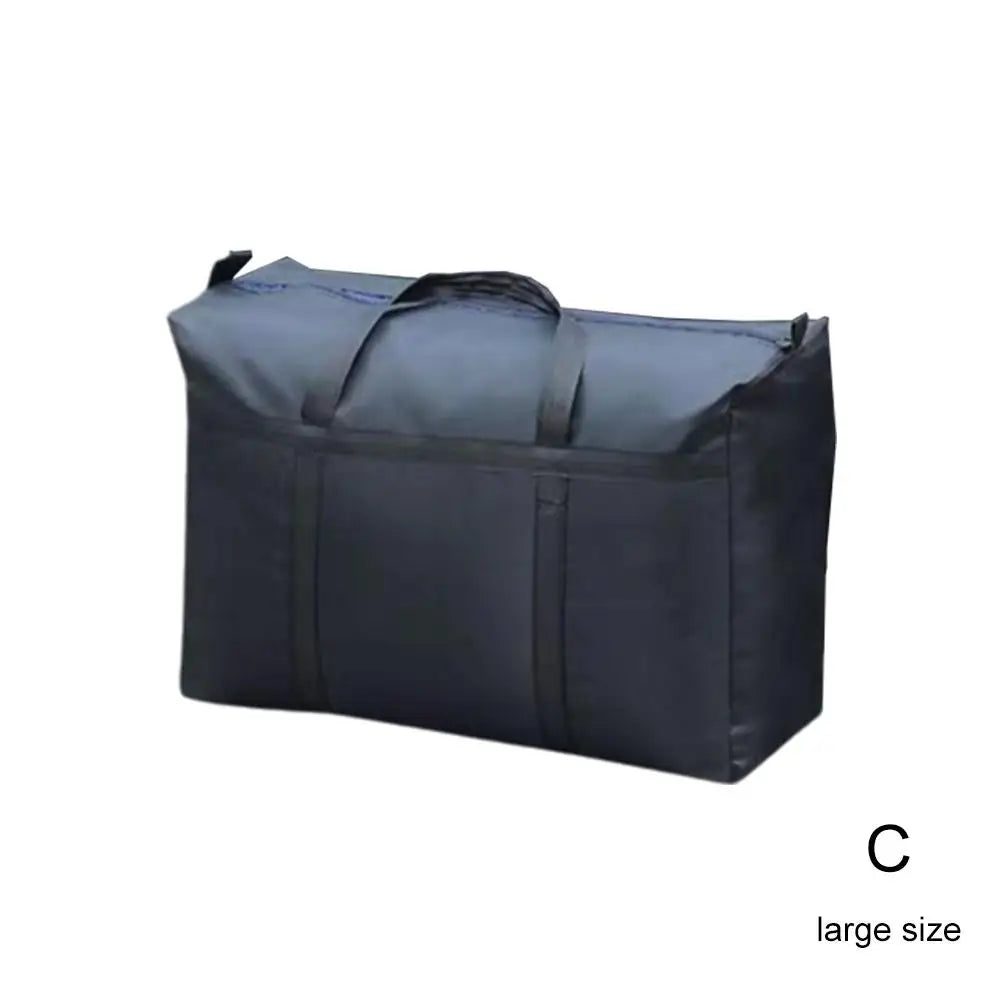 sac rangement oxford noir pratique robuste poignées fermeture glissière double rechargeableextérieur