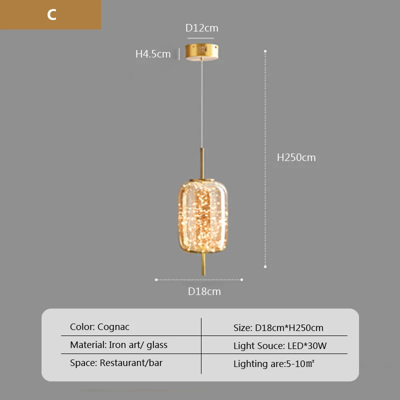 Suspension lumineuse moderne or noir filaments brillants élégante câble suspendu chambre salon