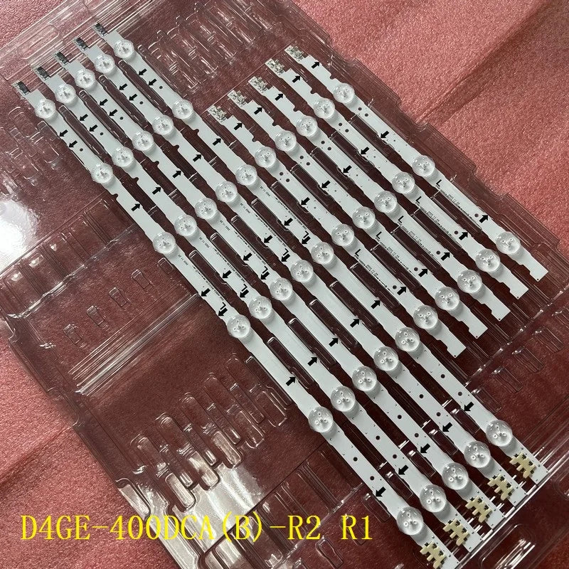 bande lumineuse led blanc doré moderne adhésive réutilisable brillante 20 bandes 40 connecteurs