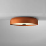 plafonnier moderne minimaliste blanc noir marron adhésif mat opacité éclairage salon chambre Küche
