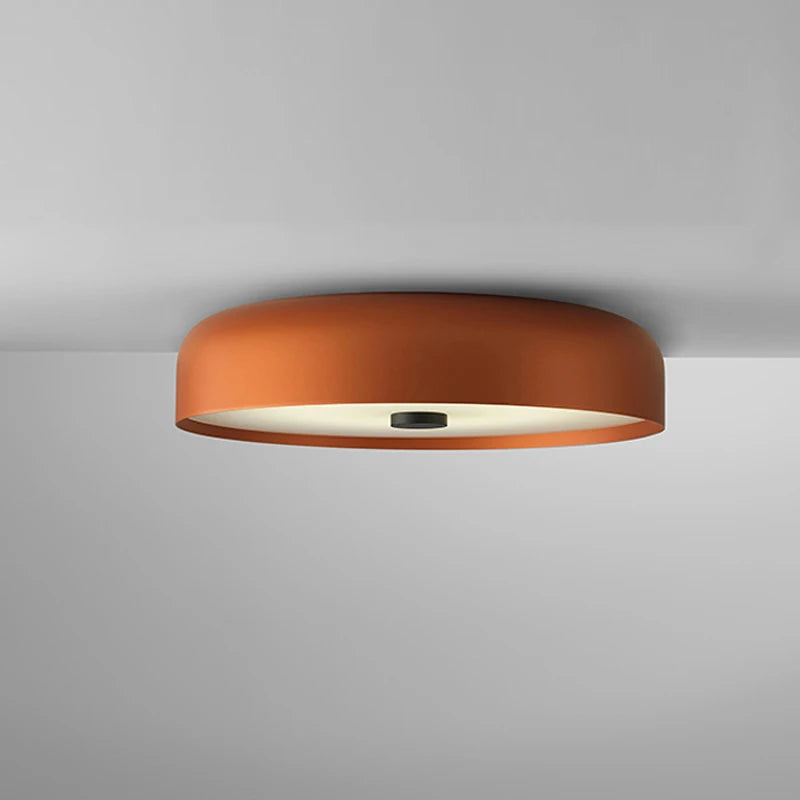plafonnier moderne minimaliste blanc noir marron adhésif mat opacité éclairage salon chambre Küche