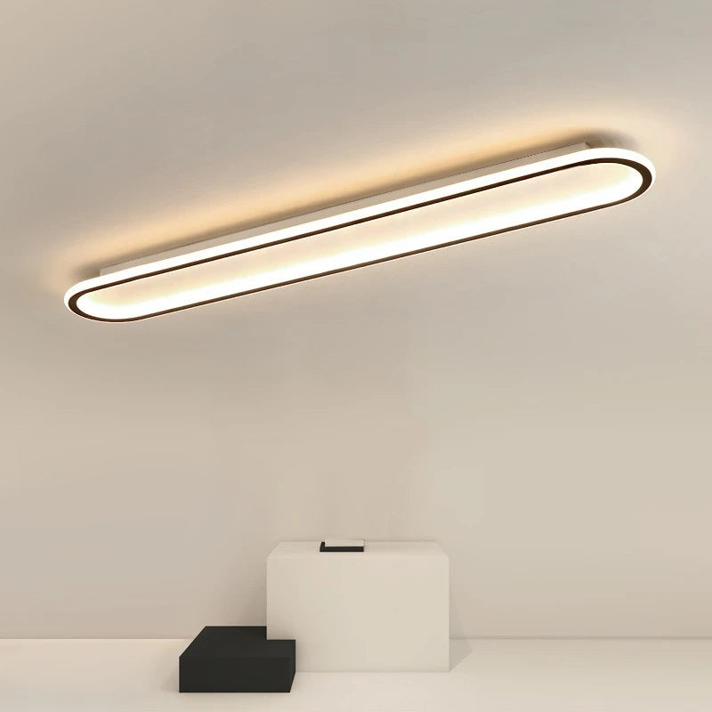lampe led moderne fermeture métallique acrylique bord noir flux lumineux 249 2000