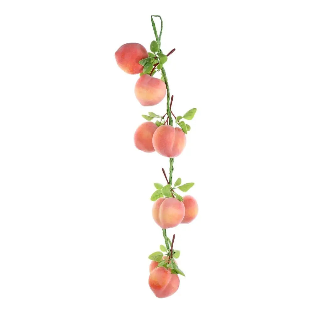 décoration murale guirlande fruits artificiels moderne réaliste clips vert rouge jauneintérieur
