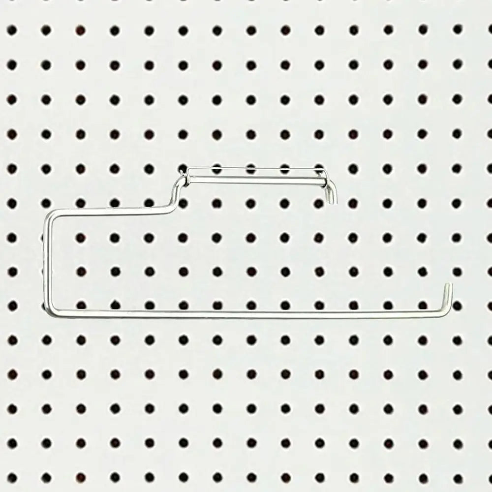 porte rouleau papier argenté industriel fixations trous acier inoxydable utilitaire cuisine buanderie accessoire métal