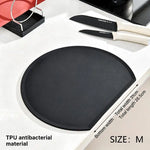 planches découpe rouge noire moderne adhésive couteau cuisine silicone flexible