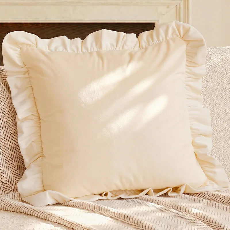 coussins décoratifs motifs floraux nordique poly coton modernes 30x50cm 45x45cm